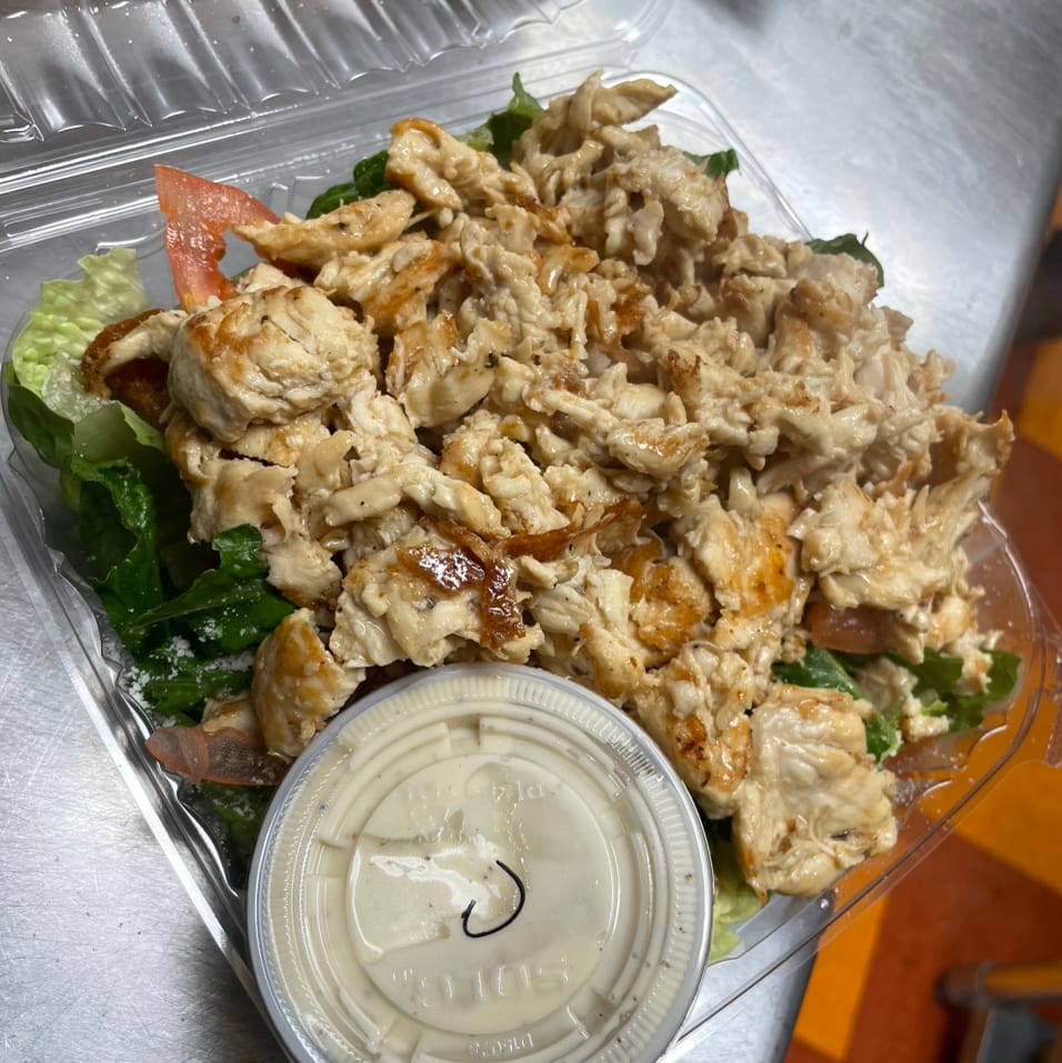 Chicken Caesar Salad.