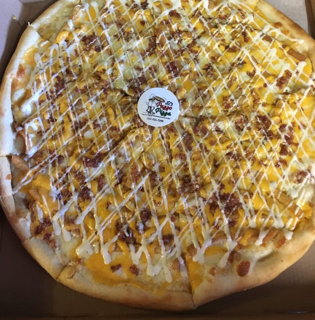 Pazzo Fry Pie Pizza.