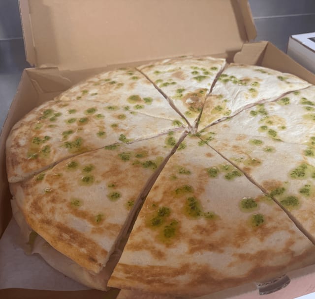 DiMaggio Pita Pizza.