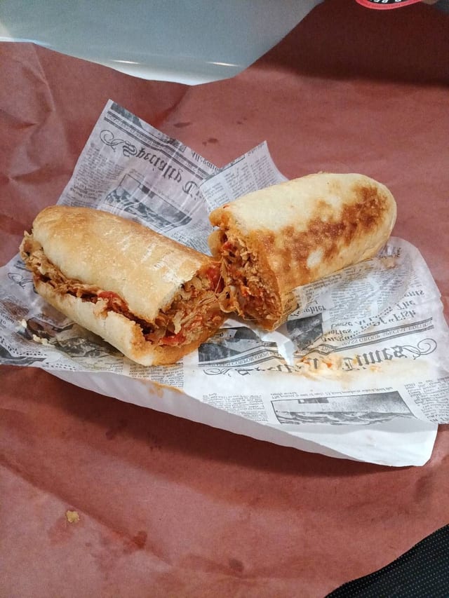 Chicken Cheesesteak Sandwich.