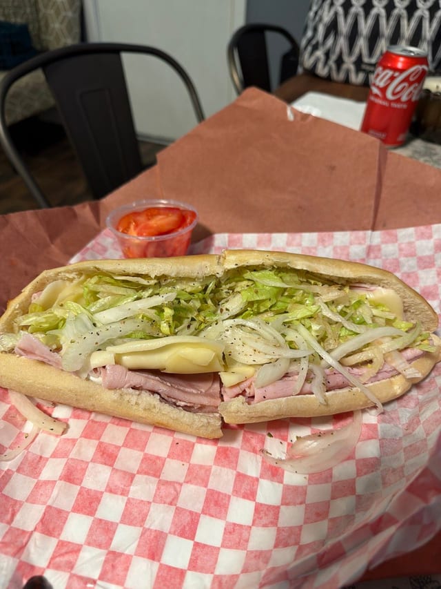 Ham & Cheese Sub.