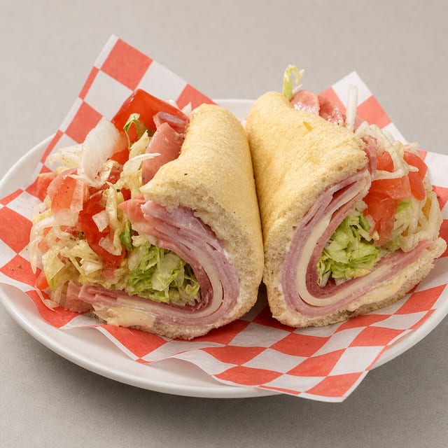 Ham, Cheese & Capicola Sub.