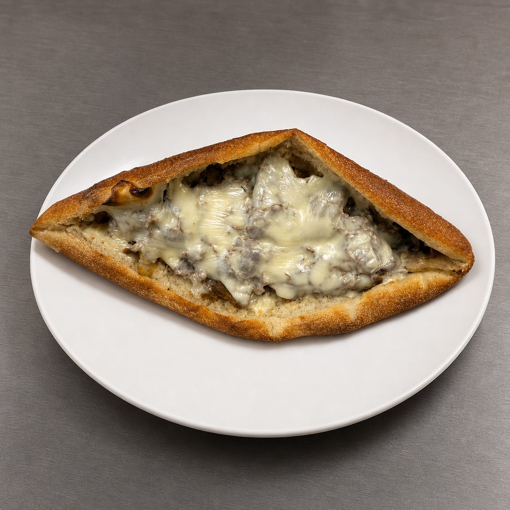 Chicken or Cheesesteak Pizzaiola Sandwich.