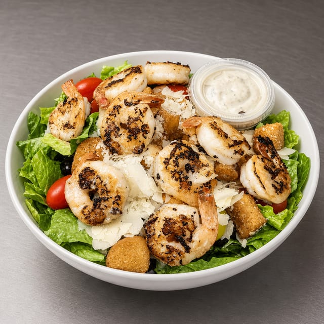 Shrimp Caesar Salad.