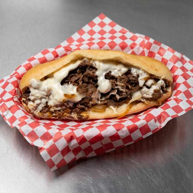 Cheesesteak Sandwich.