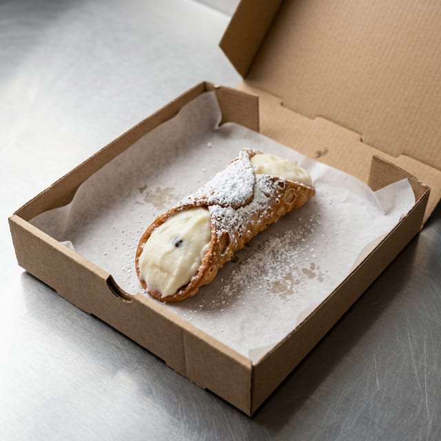 Authentic Sicilian Cannoli.