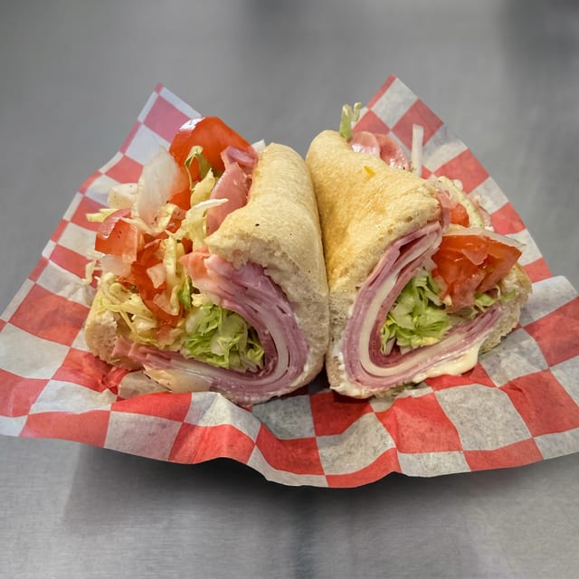 Ham, Cheese & Capicola Sub.