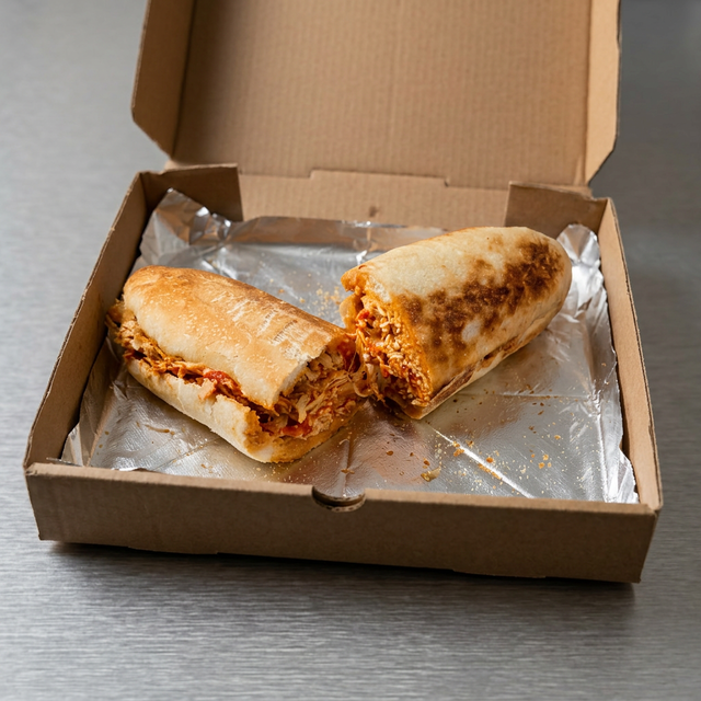 Chicken Cheesesteak Sandwich.
